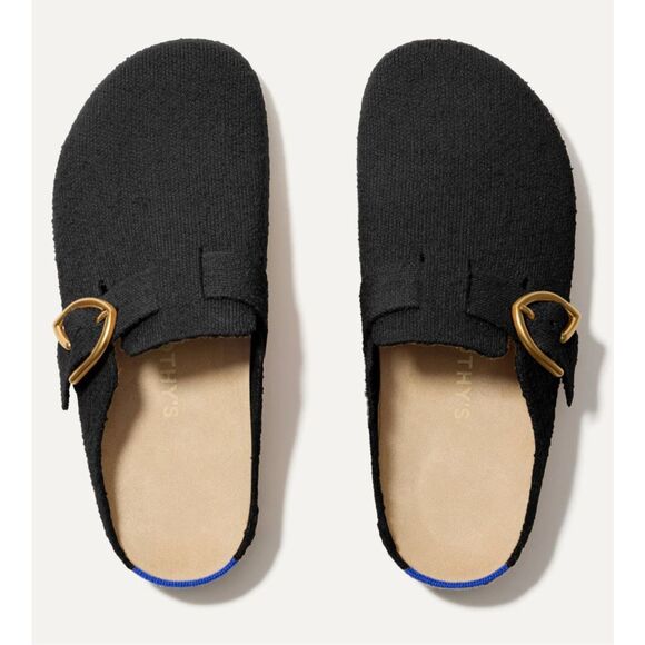 Nearly new Rothy’s The Buckle clog in soft black, $170 Sz 7 - Picture 1 of 9